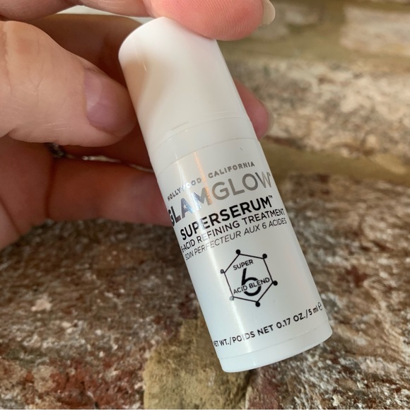 ✨$4✨ Glam Glow | SUPERSERUM 6-Acid Refining Treatment | Travel Mini - Picture 3 of 5